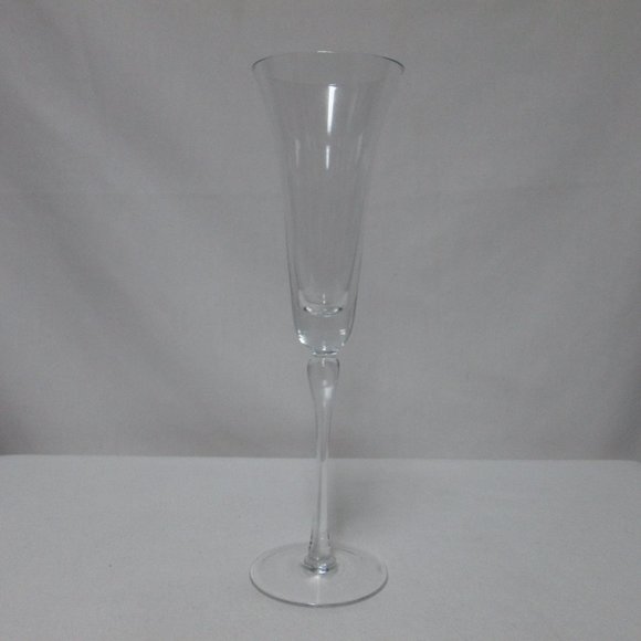 Lenox Crystal Sienna Flared Champagne Flute Glass 10.3" w/ Logo - Picture 1 of 9